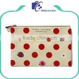 Wellpromotion Canvas Zipper Cosmeitc Pouch With Customized Logo Print thumbnail-1