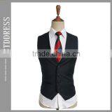 top brand black 100%wool sleeveless mens vest & waistcoats