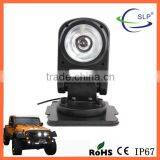 HID search light with flexible remote control magnetic base led work light