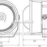 Mini Sound Master Police Siren Tweeter Horn Speaker thumbnail-5