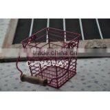 plastic coated wire baskets for gift packing