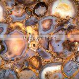 Semi Precious Natural Agate Table Top Handcrafted