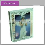 Paper Box With 3D Lenticular Effect For Food Or Gift