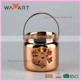 Nice Design Ceramic Gold Candle Jar thumbnail-2