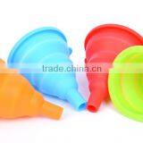 New Mini Gel Foldable Collapsible Style Silicone Funnel thumbnail-3