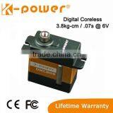 K-power Recommended Servos for 450 Helicopter