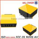 6.2A / 4-Port USB Charging Station /Portable USB Wall Charger / Travel Charger / USB Power Adapter for Iphone,samsung,ipad thumbnail-2