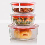 2 Pieces Food Storage Set, Round Food Containers Airtight thumbnail-1