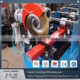 High-speed round pipe downspout roll forming machine