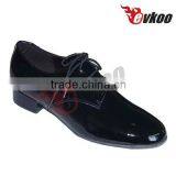 Newest Design Black Shiny Patent Leather Latin Dance Shoes for Men Genuine Leather Outsole Factory Wholesale Price thumbnail-3