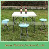 Used White Square Plastic Outdoor Garden Folding Dining Table SD-88