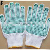 BSSAFETY Polyester or Cotton Knitted PVC Dotted Slip Resistant Safety Work Glove From China Supplier thumbnail-2