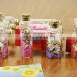 Wholesale Charming Drift Glass Bottle With Shell Sand , Penicillin Bottle Floating Bottle Wishing Drift Bottle thumbnail-4