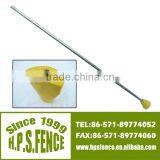 Fence Post Rammer With Half Round Yellow Head thumbnail-1