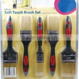5 pcs plastic handle brush paint brush
