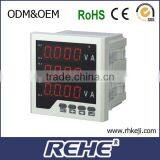 2014 Newest Embedded SQL ac 1a 260V 60HZ Three Phase Amper&volt&frequency Combined Meter thumbnail-1