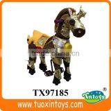 Plush Horse Ride-on, Electric Battery Operated Ride on Horse Toy thumbnail-1