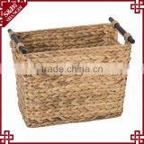 Eco-friendly Hand Woven Baby Toy or Cloth Used Large Straw Baskets With Handles thumbnail-3