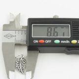 Silver Leaf Beads DIY Sterling Silver Jewelry For Bracelets thumbnail-4