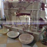 BEAUTIFUL GREEN ONYX FIREPLACES thumbnail-5
