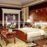 Luxury European Sytle Wooden Bed (1.8M) thumbnail-4