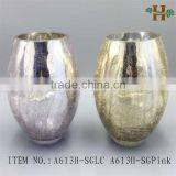 Mercury Handblown Crakle Glass Vase Cheap thumbnail-1