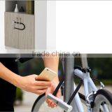 Newest Intelligent Security Bicycle Lock Ultrasonic Tire Lock Keyless Electric U-lock thumbnail-6