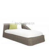2017 Trade Assurance Hot Sale Modern Stylish Plastic Rattan Handmade Garden Chaise Sun Daybed Furniture thumbnail-1