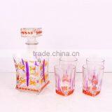 Decorative Colored Glass Wine Bottle thumbnail-1