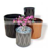 High Quality Best Selling Eco Friendly Set of Round Zinc Flower Vase From Viet Nam thumbnail-1