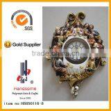 Resin Sculpture Best Selling Religious Wall Clock for Home Decoration thumbnail-1