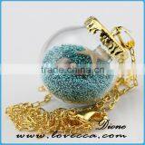 DIY Handmade Starfish Shell Glass Bottle Vial Wish Pendant Stagement Necklace thumbnail-1