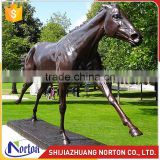 Life size bronze horse statue used for garden decor NTBH-039LI