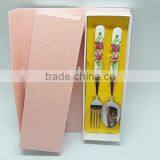 Porcelain Handle Flatware Set Stainless Steel Cutlery Set thumbnail-6