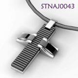 Decorative Jewelry Mens Cross Stainless Steel Pendant thumbnail-4