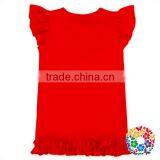 Baseball Printed Bibs Toddler Tops Boutique Ruffle Tops for Girls thumbnail-2