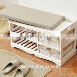 Modern Factory Wooden Shoes-changing Bench thumbnail-4