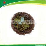 Natural Wicker Bird Nest thumbnail-1