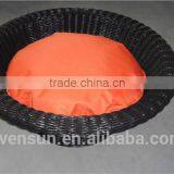2015 Hot Sale Customized Round Wicker Dog Beds Wholesale thumbnail-1