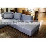 2016 Latest New L Shaped Sofa Designs Linen Fabric Sofa thumbnail-6