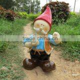 Outdoor Garden Decoration Resin Craft Fiberglass Santa Claus Statue thumbnail-2