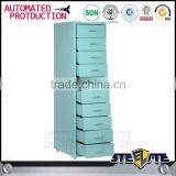 Korea Light Weight Steel 10 Drawer Filing Cabinet Lightweight Storage Cabinet for Sale thumbnail-1