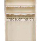 BISINI Antique Design Ivory and Gold Bedding Sheet Wood Display Showcase Designs - BF07-70340 thumbnail-1