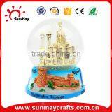 Resin Mini Glass Snow Globe of Paris Snow Globe Souvenir thumbnail-2
