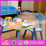 Eco-friendly Student Wooden Writing Table Chair for Kids,High Quality Kids Writing Table and Chair Set W08G153 thumbnail-6
