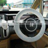 Safety Food Contact Protection Plastic Bowl Cover Car Seat Cover Shower Cap Ear Cap Hair Cape With Printing thumbnail-3