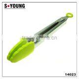 14023 Barbecue Grill Tongs Silicone Kitchen Serving Locking Food Tong thumbnail-2