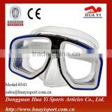 Colorful Frame Durable Waterproof pc Lens Diving Mask thumbnail-3