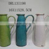 Ceramic Flower Vase With Handle for Home Deco thumbnail-6