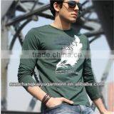 2014 Autumn Men's Fashion Leisure Korean Style Long Sleeve T-shirt thumbnail-1